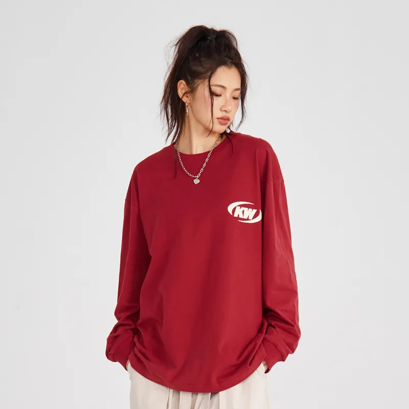 KILLWINNER Straight Long Sleeved T Shirt Unisex-8