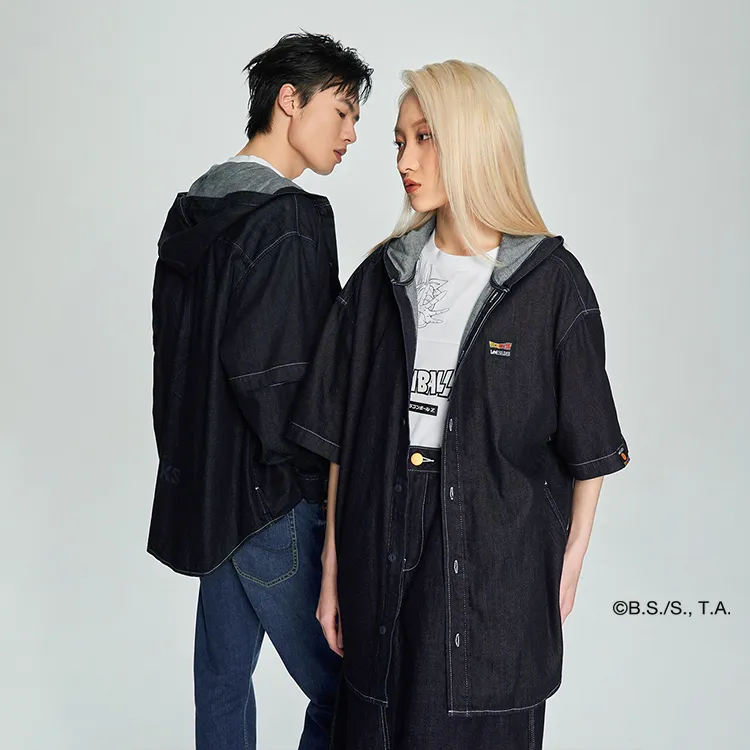 Dragon Ball X Lee X Dragon Ball Co brand Shirts Unisex Washed-2