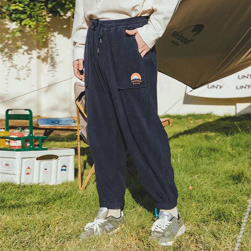 WAYNEXZAVIER Thickened Casual Pants Men's-3