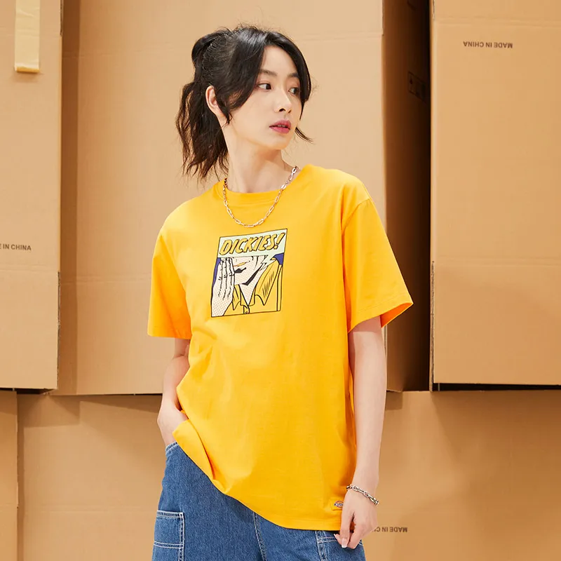 Dickies SS22 T Shirt Unisex Bright Orange-5