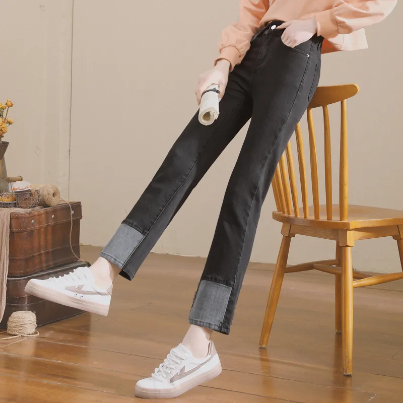 MITUAN Jeans Women's Black-4