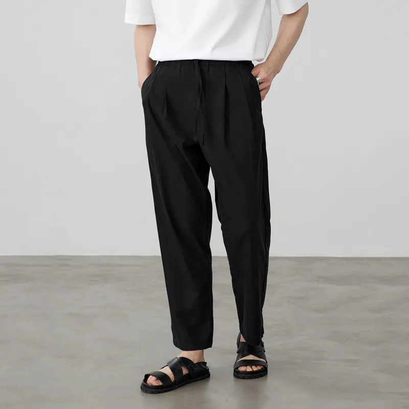 A.B.X Summer Thin Ankle Length Casual Pants Men's-16