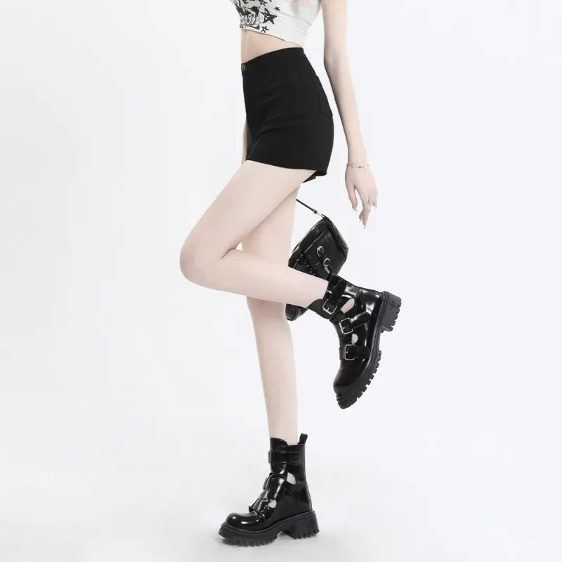 FLIM Casual Shorts Women's Black-6