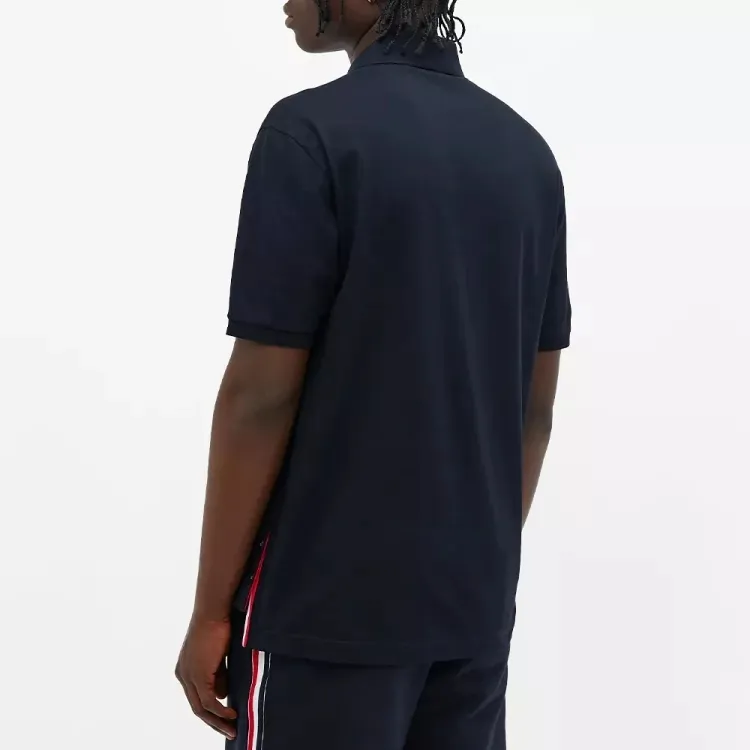 THOM BROWNE Rwb Stripe Polo Shirt-3