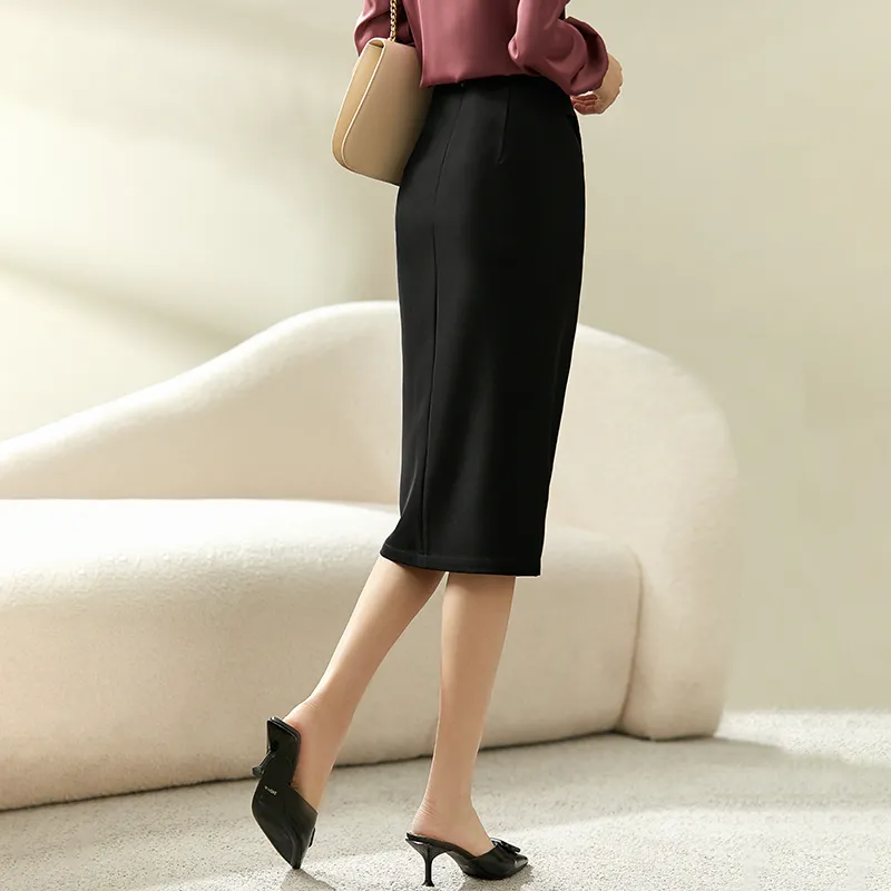 SENTUBILA Casual Long Skirts Women's-3