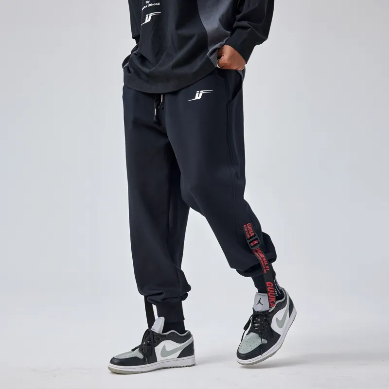 Guuka Knitted Sweatpants Men Gray-4