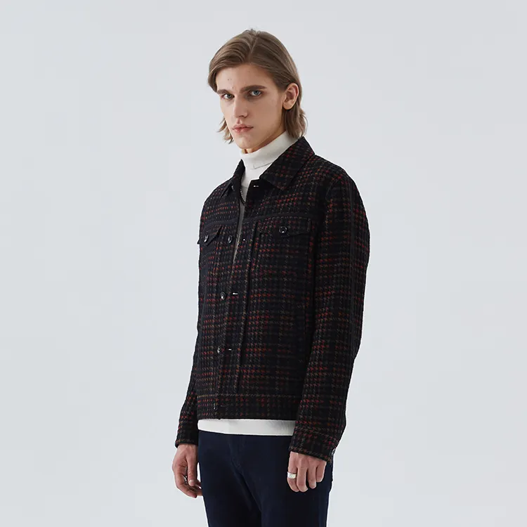 DAVID NAMAN FW22 Jacket Men's Orange Black-4