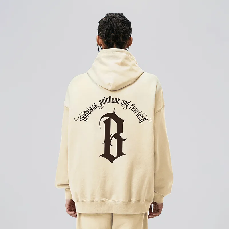 BONELESS Loose Casual Unisex Sweatshirt-22