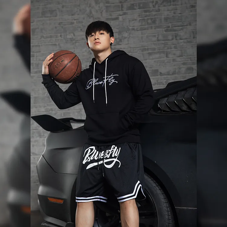 BLUESFLY Sweatshirts Men Black-2