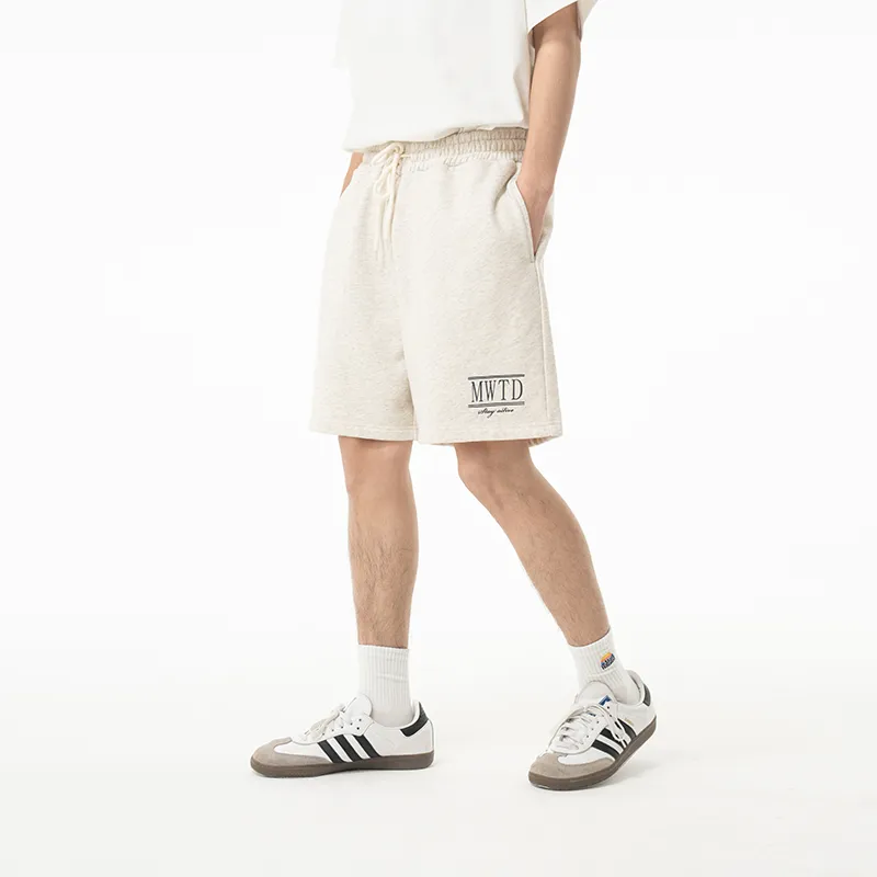 MostwantedLab Casual Shorts Unisex Light Heather Gray-15