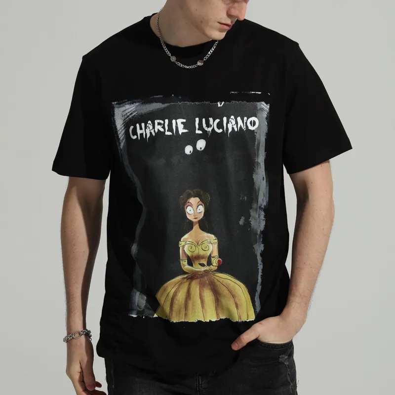 Charlie Luciano T Shirt Unisex Black-3