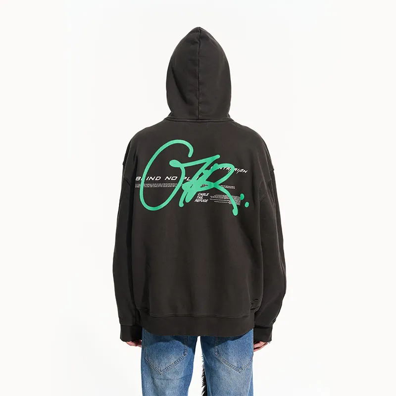 BLINDNOPLAN FW22 Hooded Loose Fit Sweatshirt Unisex-3