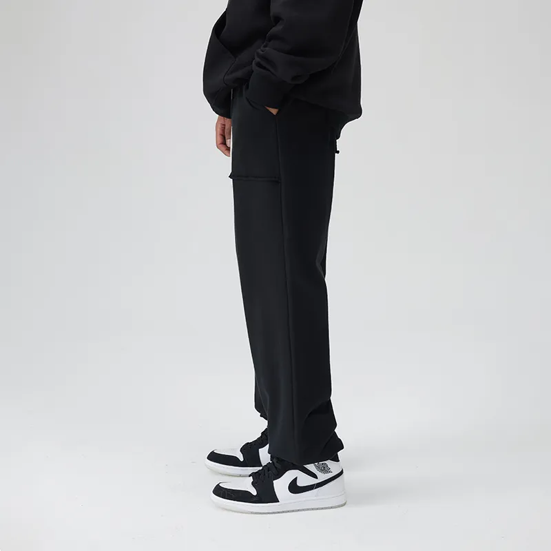 UFZ Knitted Sweatpants Unisex Black-4