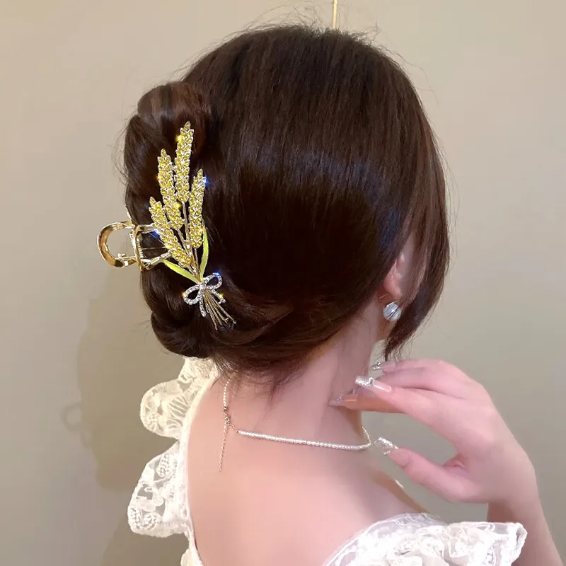 SENDME Hair Clips Women's Barley Claw Clip-2