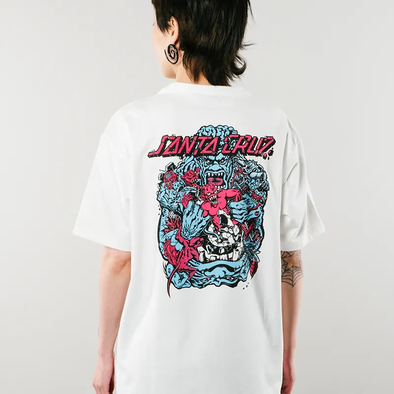 Santa Cruz T Shirts Unisex White-2