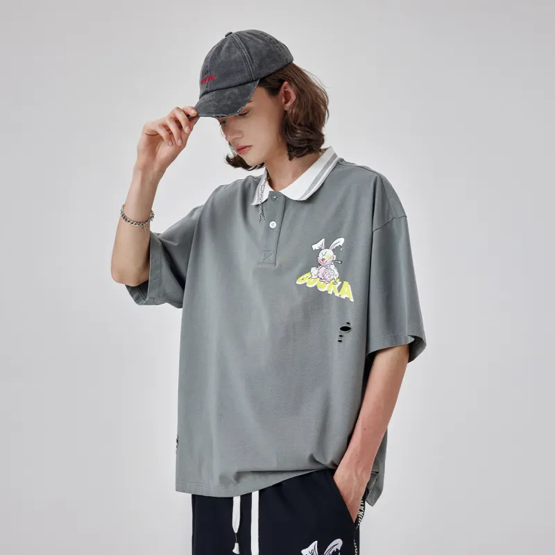 Guuka T Shirts Men Medium Gray-7