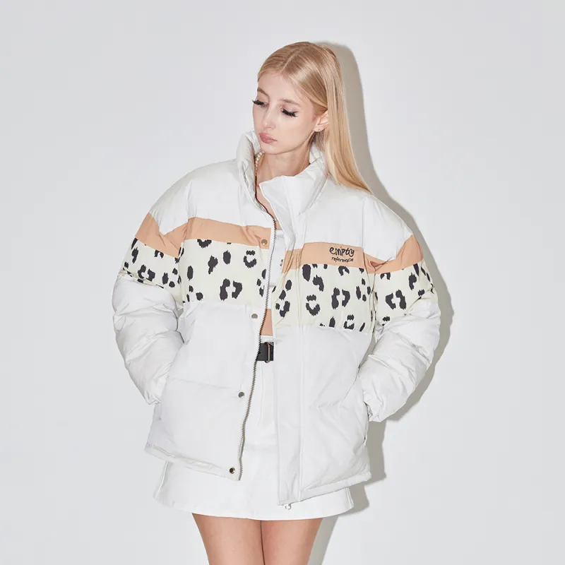 EMPTY REFERENCE Puffer Jacket Unisex Ecru-2