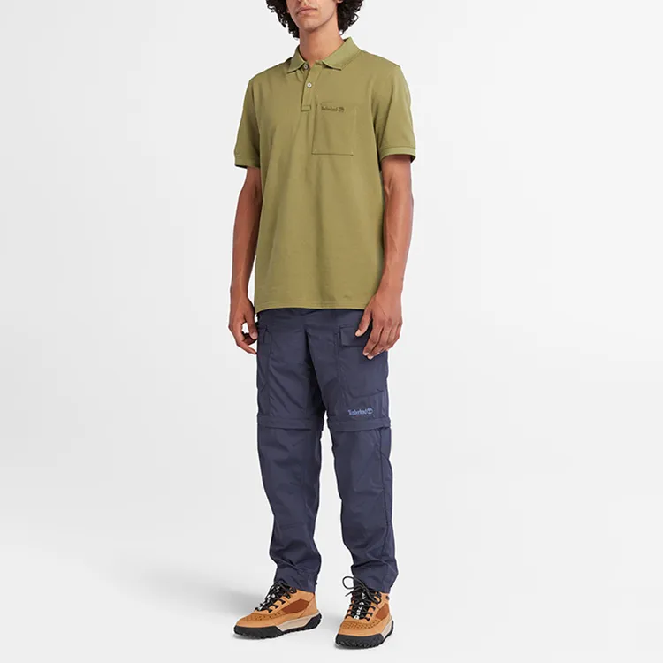 Timberland Polo Shirts Men Avocado Green-2