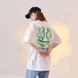 T-shirt torsadé sur lavant Vert deau