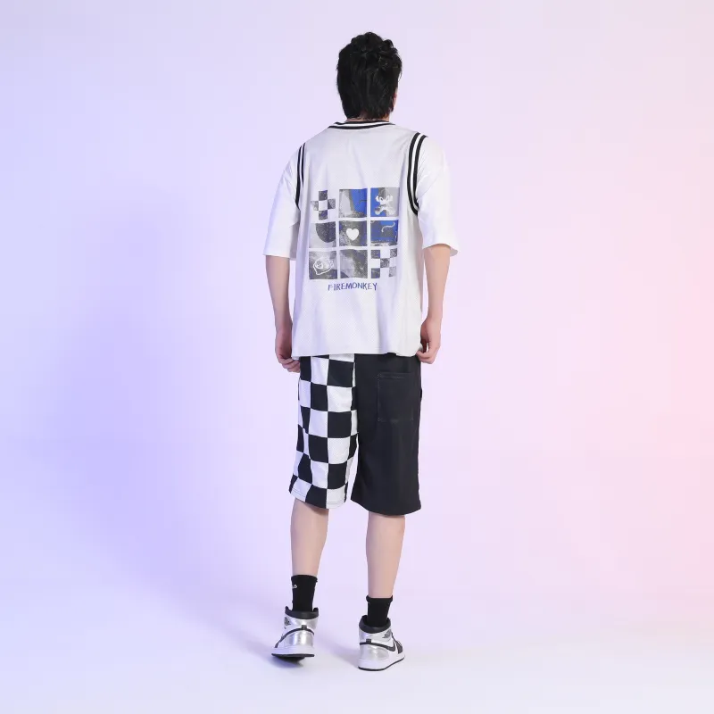 FireMonkey Basketball Suit Unisex Gray-4