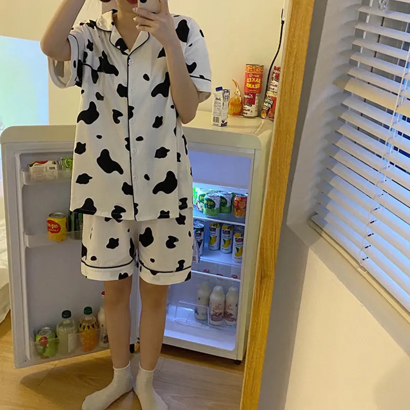 Xiang Ning Pai Pajama Set Women's Cow Color-5