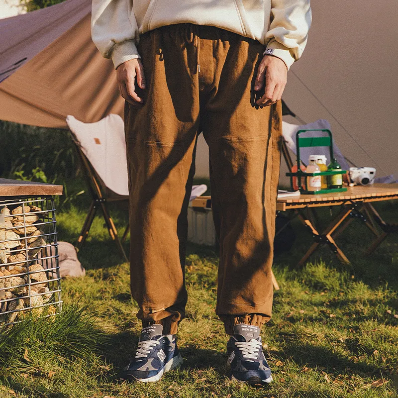 WAYNEXZAVIER Cargo Pants Thickened And Fleece Lined Casual Pants Men's-3