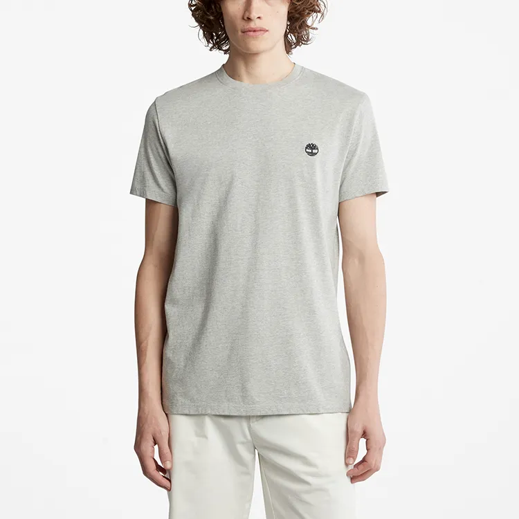 Timberland T-Shirt Men's Medium Hemp Gray-5