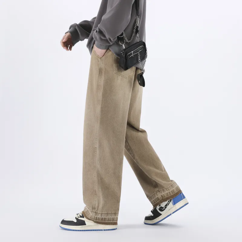 MISTEEZ Straight Jeans Spring Summer Fall And Winter Unisex-13