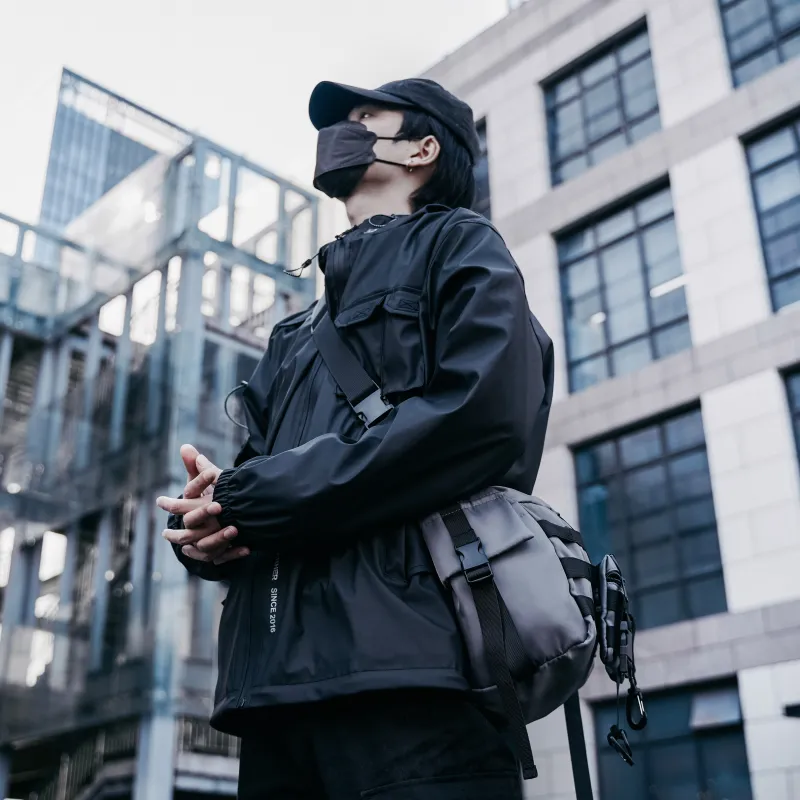 KILLWINNER Windbreaker Jackets Unisex Black-3