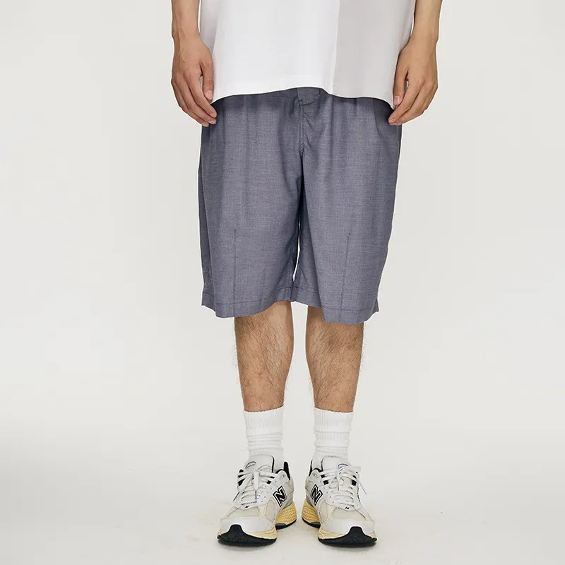 TBALLERBRAND SS21 Loose Fit Shorts Men's Light Gray-3