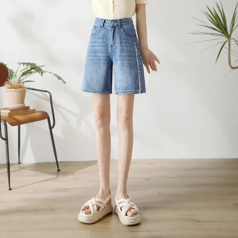 HIPPIEMISS Denim Shorts Women's Blue-6