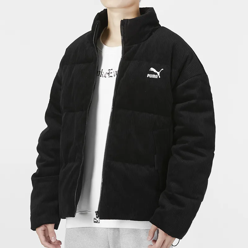 PUMA Down Jackets Men Black-4