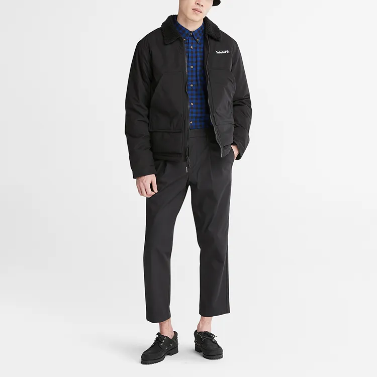 Timberland Velvet Jackets Men Black-3