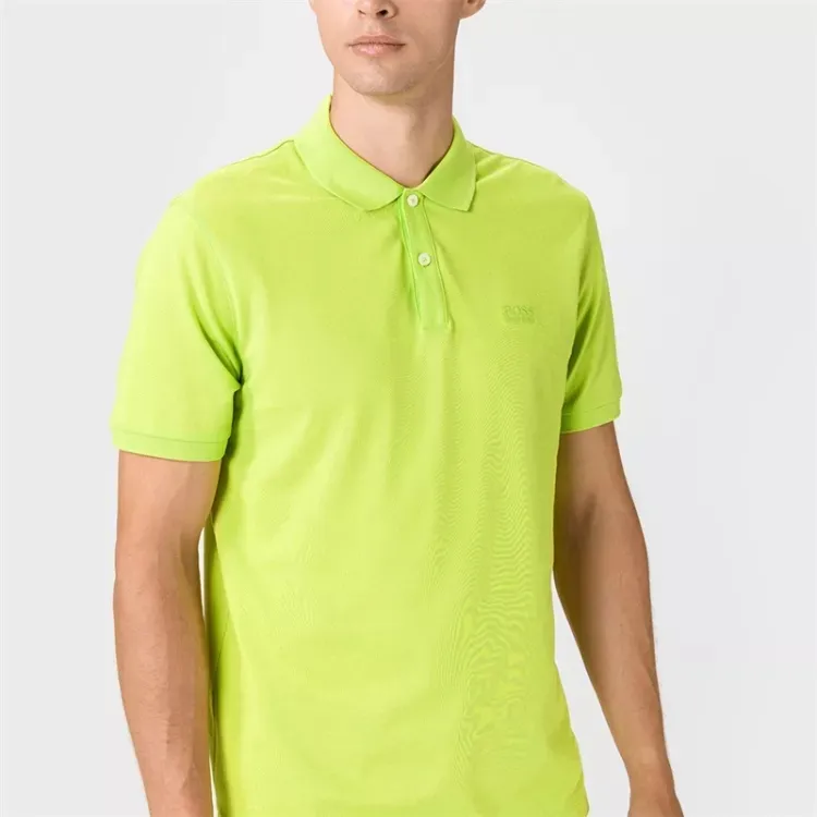HUGO BOSS Polo Shirts Men Yellow-1