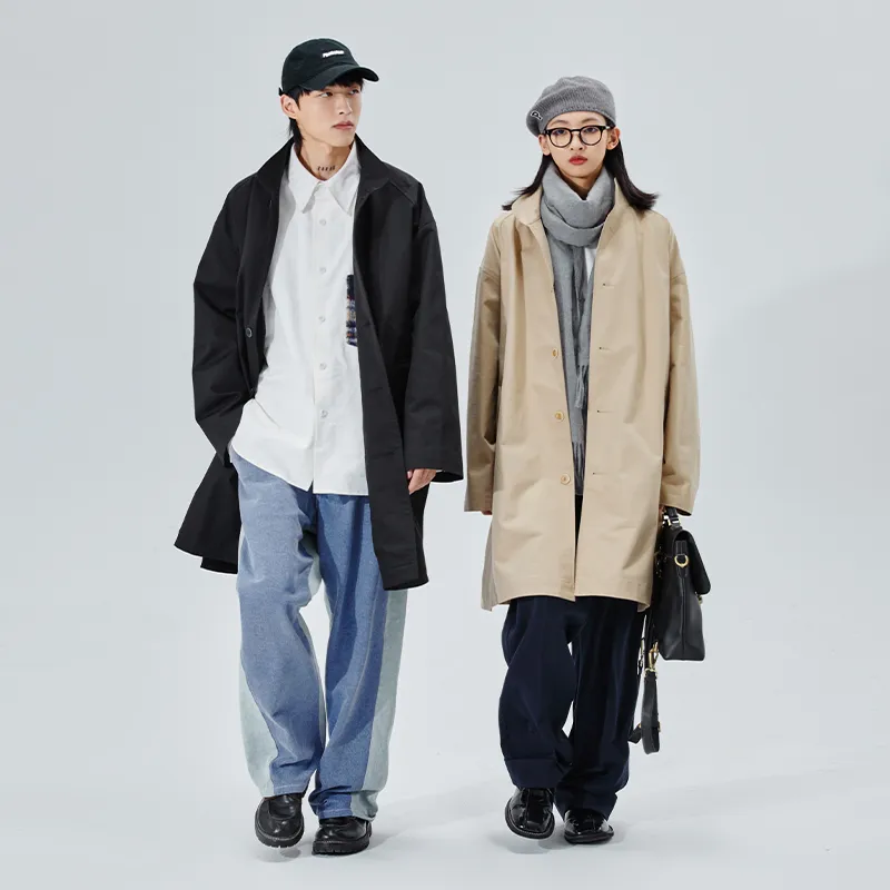 PSO Brand Trench Coats Unisex-2