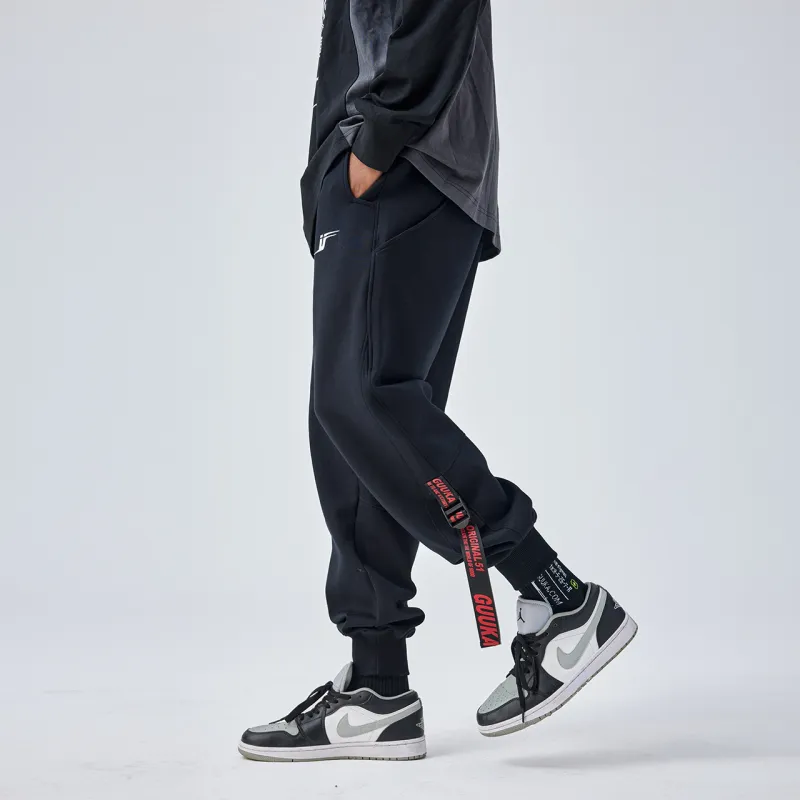 Guuka Knitted Sweatpants Men Gray-7