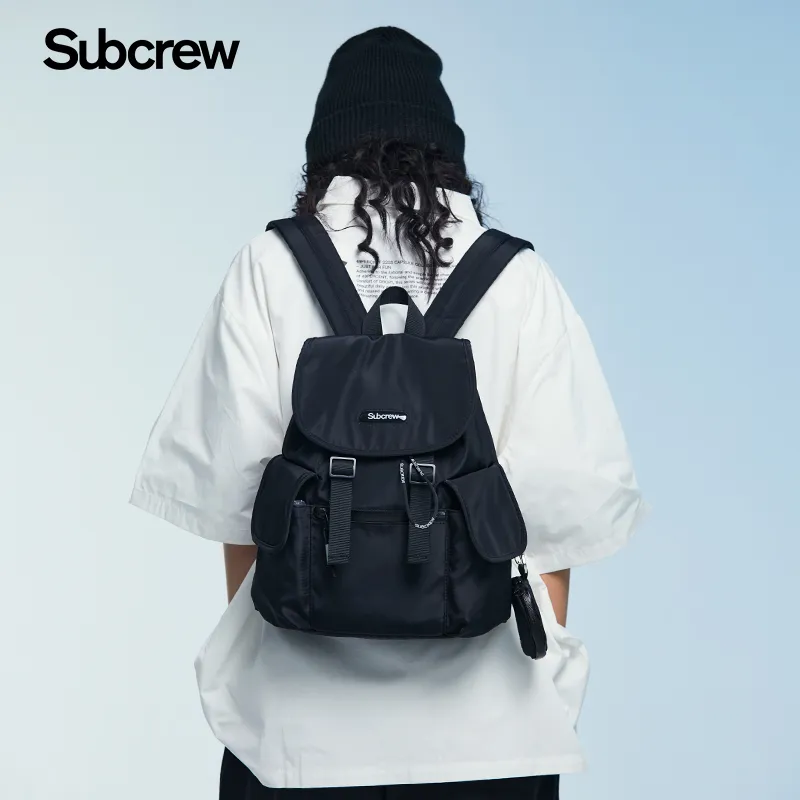 Subcrew Polyester Backpack Small Size Women's Multicolor-3