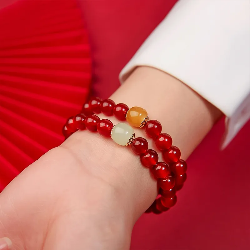 AGOVSKI Agate Jade Bracelets Women's-6