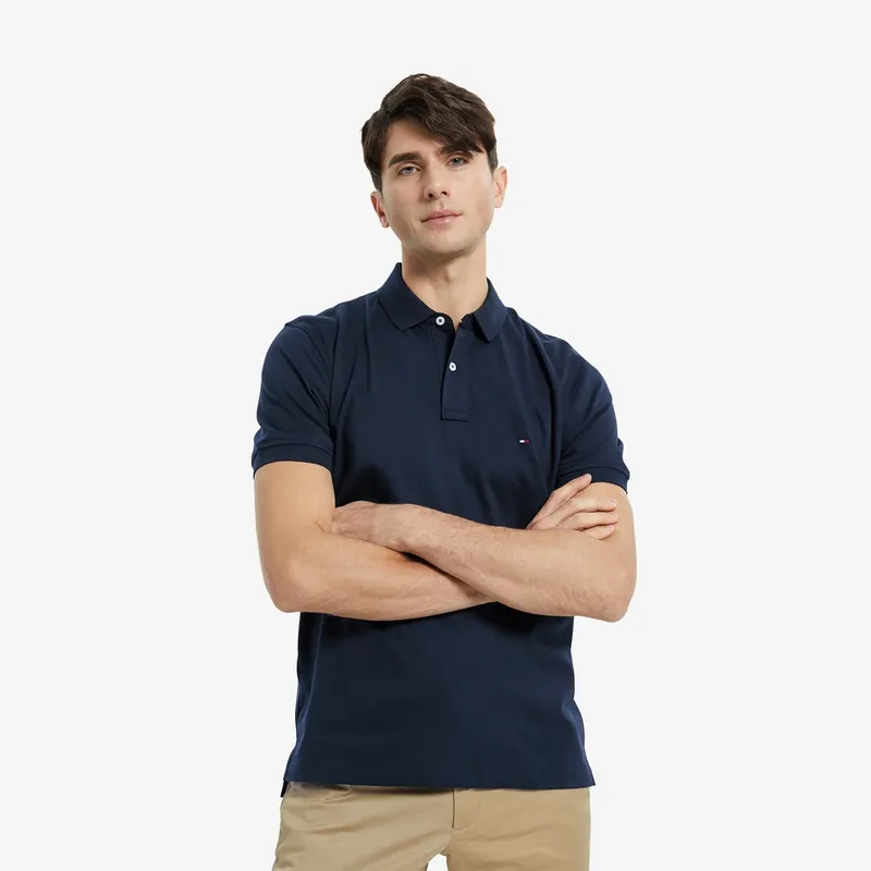 Tommy Hilfiger Polo Shirt Men's Navy Blue-2
