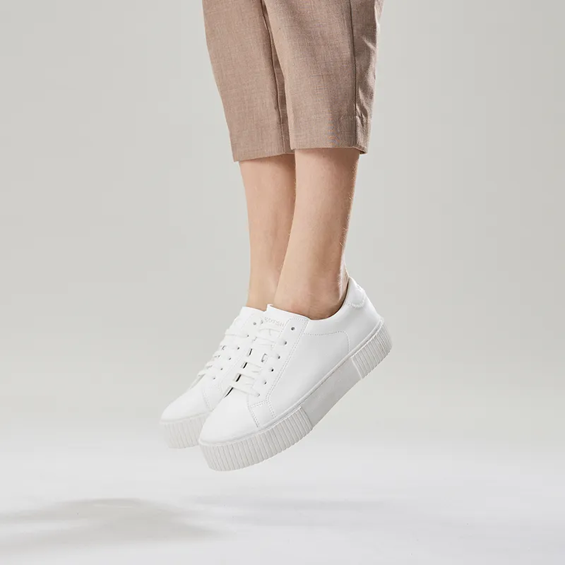 Rockfish Skateboard Shoes Women's White-9