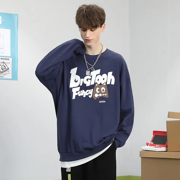 Bt Crew Neck Loose Fit Regular Sweatshirt Unisex-8
