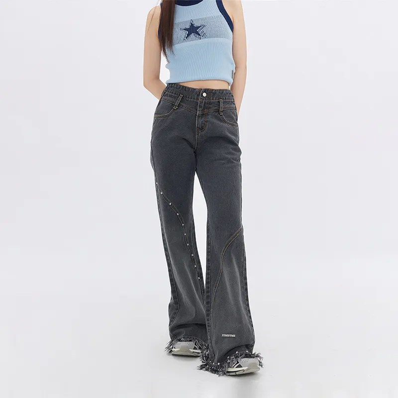 FPMZ Jeans Women's Washed Gray Denim-2