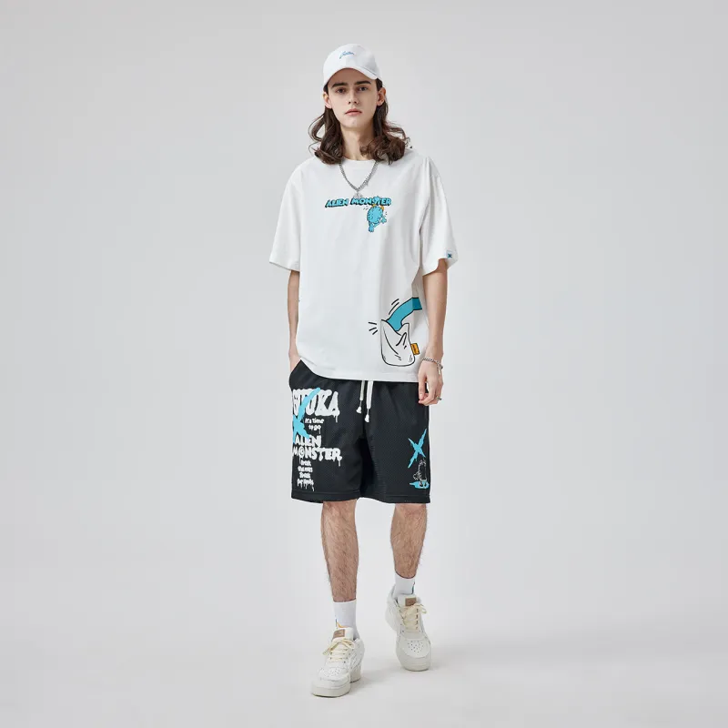 Guuka Casual Shorts Men Black-3