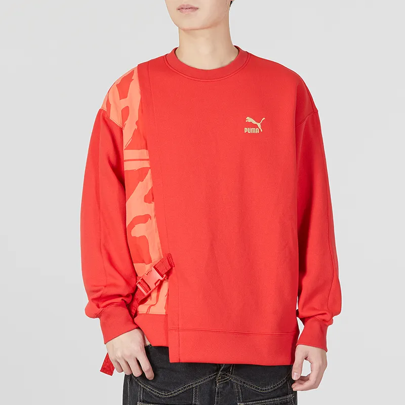 PUMA CNY Sweatshirts Men Red-2