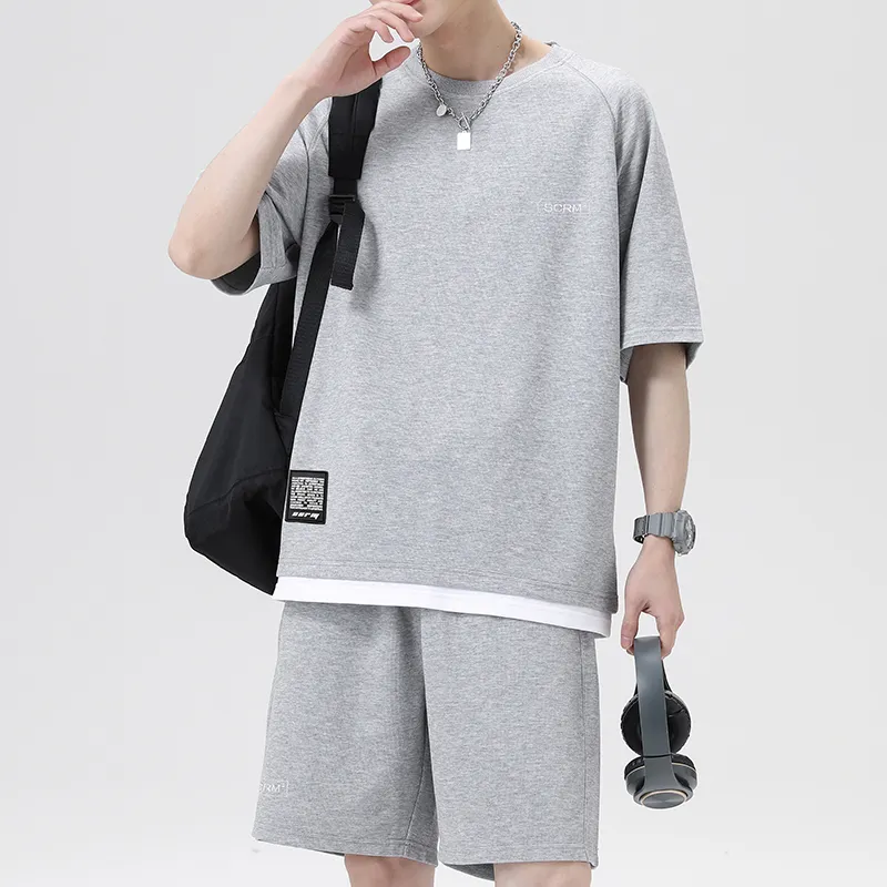 SCRM Mock Two Piece Set Summer Unisex-6