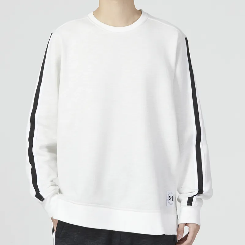 Under Armour Essential Sweatshirts Men White-2