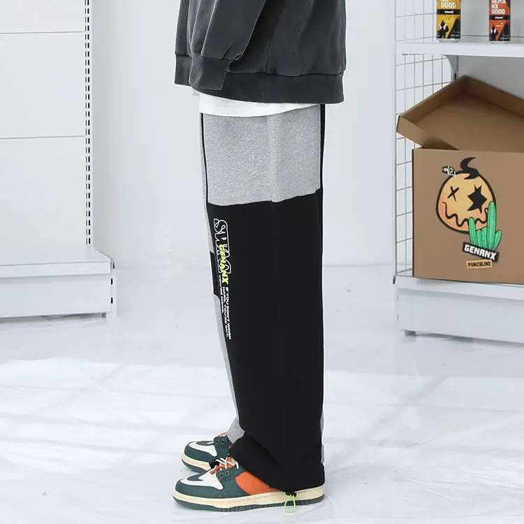 GENANX Sports Pants Unisex Black Gray Color-3