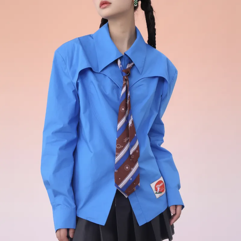 MUKZIN Shirts Women's Blue-3