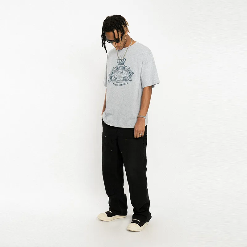 EMPTY REFERENCE T Shirts Unisex Heather Gray-3