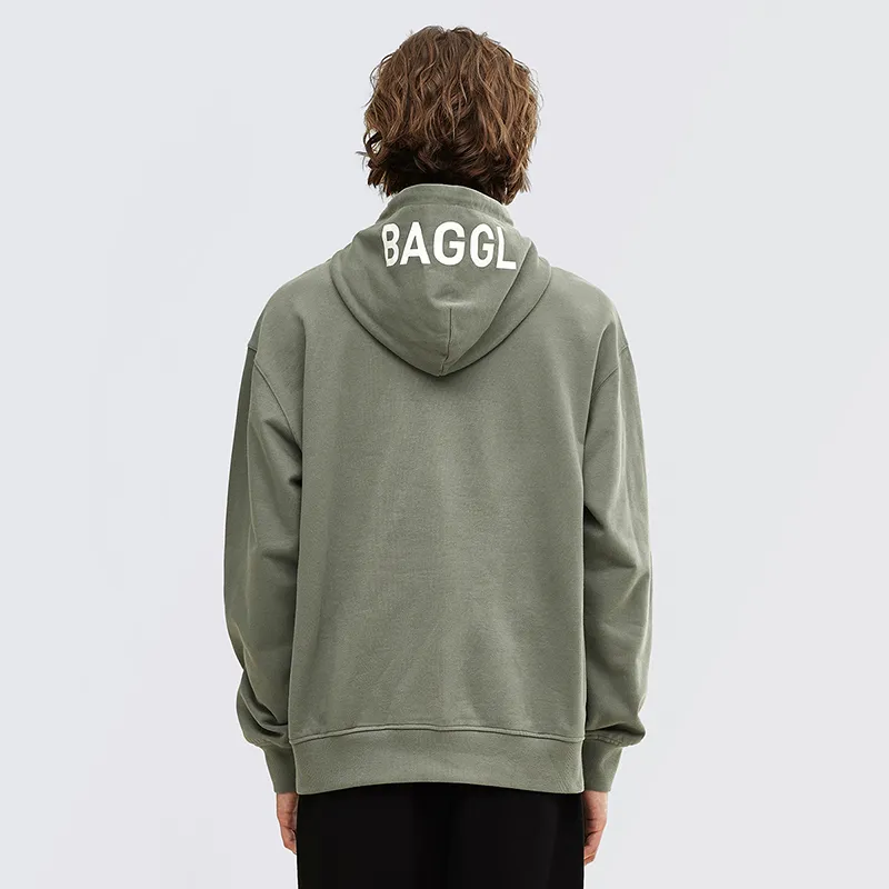 BAGGL Lapel Loose Fit Sweatshirt Unisex-9